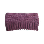 Háčkovaná čelenka, Dream, starofialová 49-54 cm