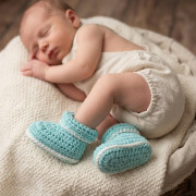 Návod na háčkované botičky, Botičky Classic Merino, mint