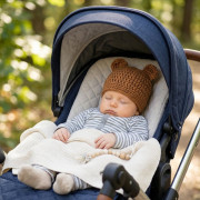 Návod na háčkovanou čepičku, Čepička Medvídek, hnědá