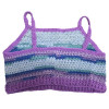 Návod na háčkovaný crop top, Crop top Fialka