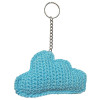 Návod na háčkovaný mrak, Mráček Modráček, přívěsek na klíče, modrý