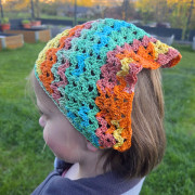 Návod na háčkovaný šátek, Šátek Kouzlo louky