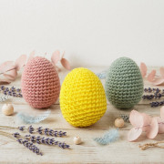 Návod na háčkované vejce, Velikonoční vajíčko, žluté