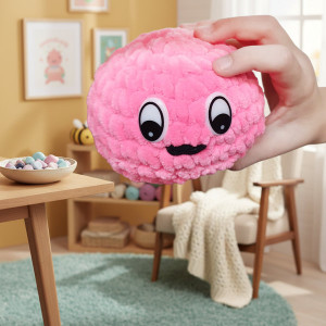 Návod na háčkovanou kouli, Antistresová koule, růžová