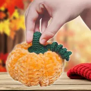 Návod na háčkovanou dýni, Dýně Podzimka, oranžová