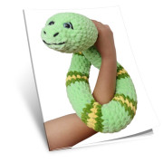 Návod na háčkování, Had Plazirad (zelený)