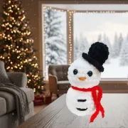 Návod na háčkovaného sněhuláka, Sněhulák Happy, bílý