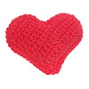 Návod na háčkované srdce, Srdce, přívěsek, červené