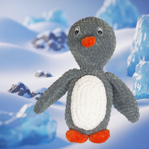 Návod na háčkování, Tučňák Pingu (šedý)