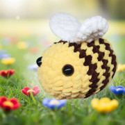 Návod na háčkovanou včelu, Včelka Bzučilka, žlutá