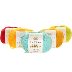 Příze Baby Cotton, (10ks)