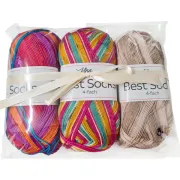 Příze Best Socks, 4-fach, (3ks)